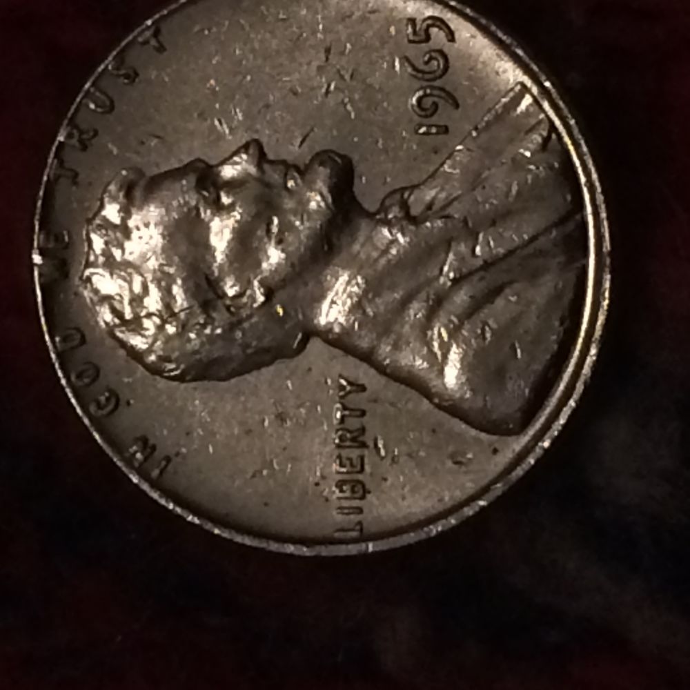 1965-Magnetic-Silver-Colored-Penny